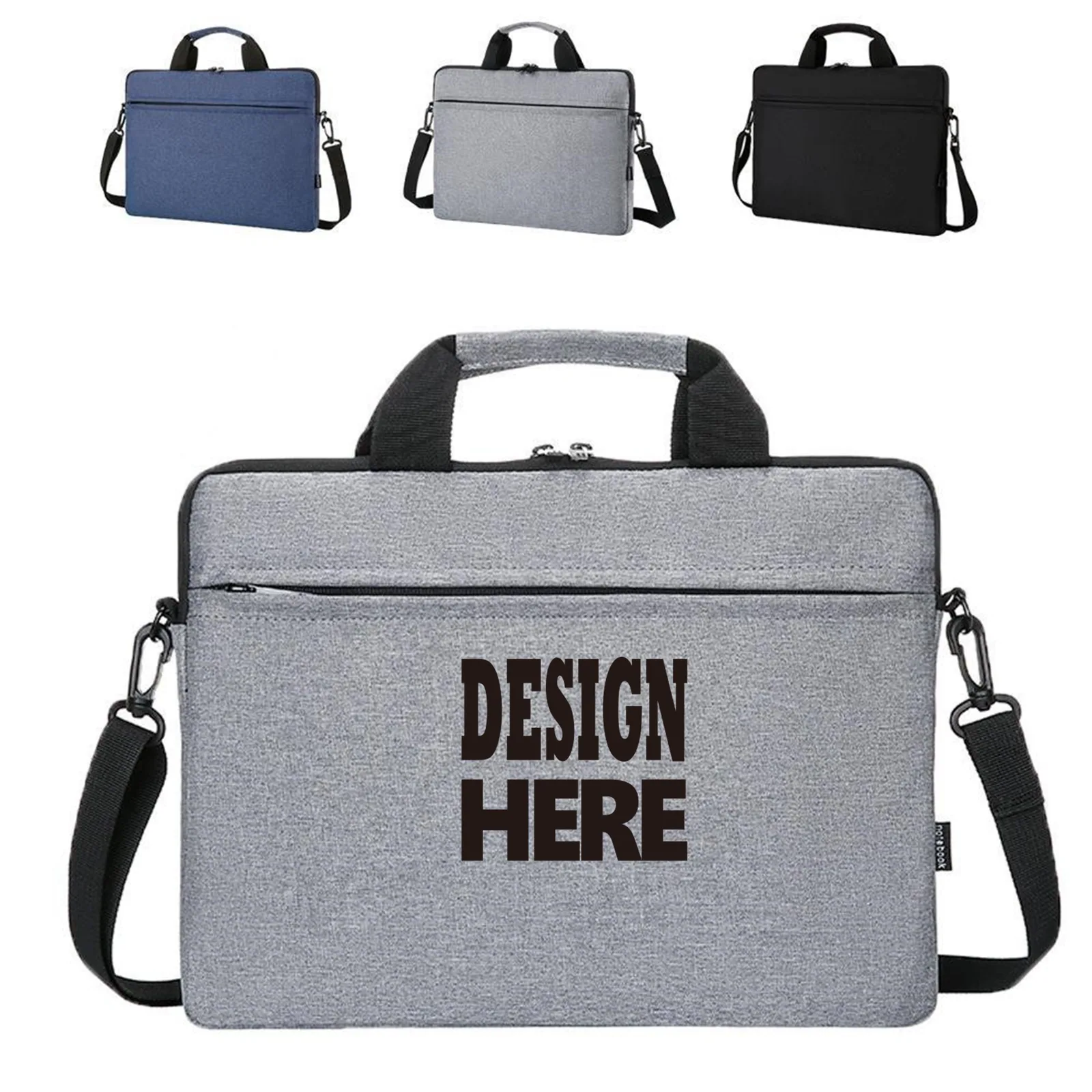 Stylish computer messenger bag with adjustable strap