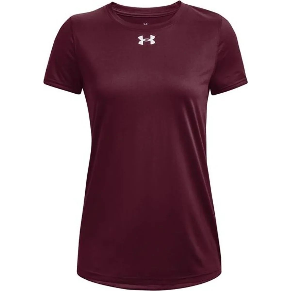 Model wearing the Women's Team Tech T-Shirt outdoors