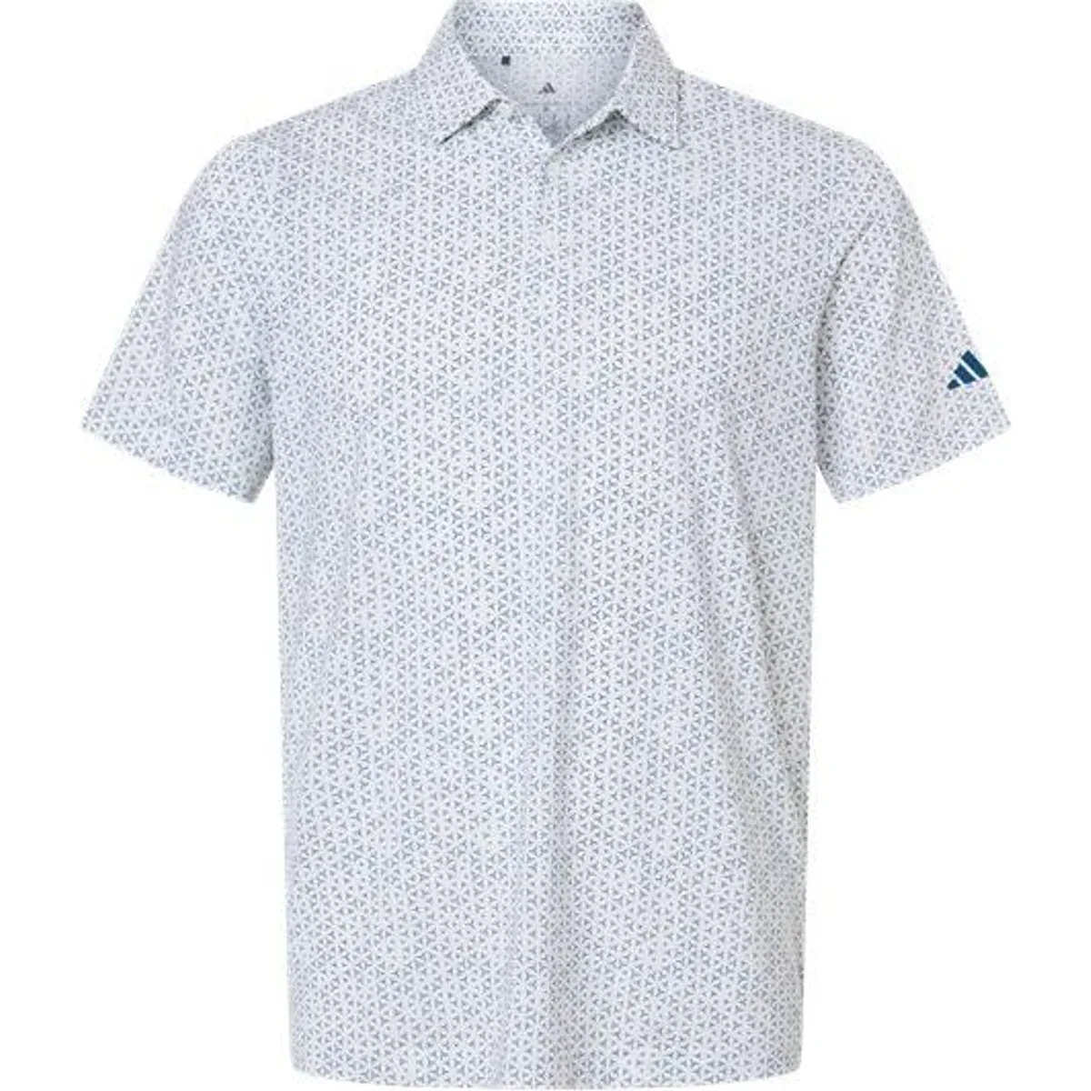 Flat lay of the polo on a wooden surface