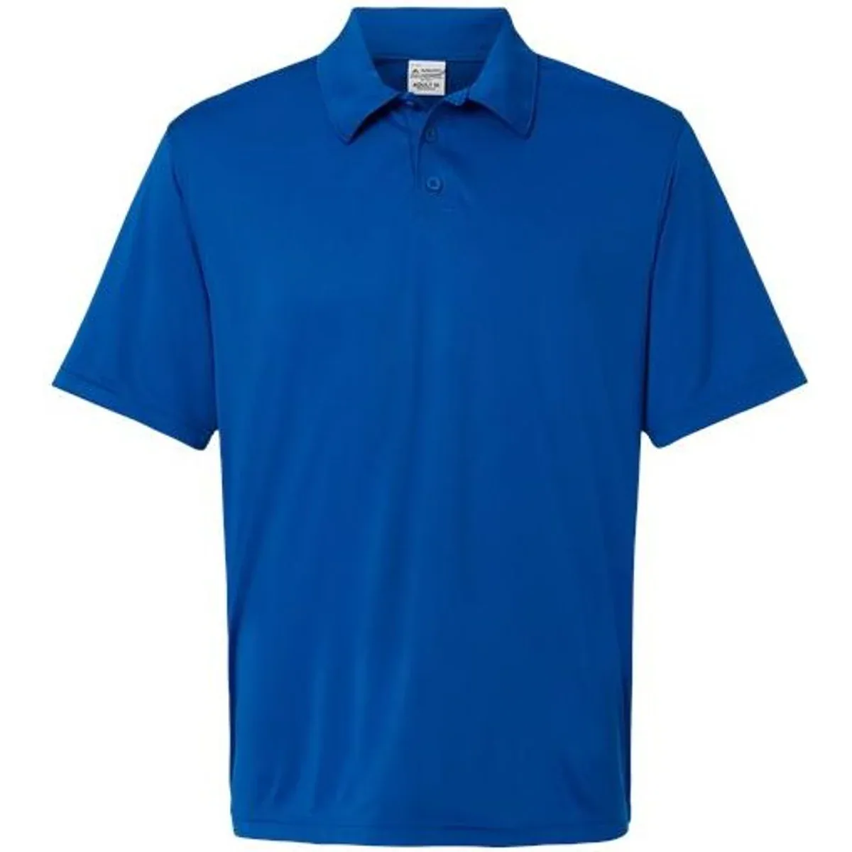 A model wearing the polo in a casual setting