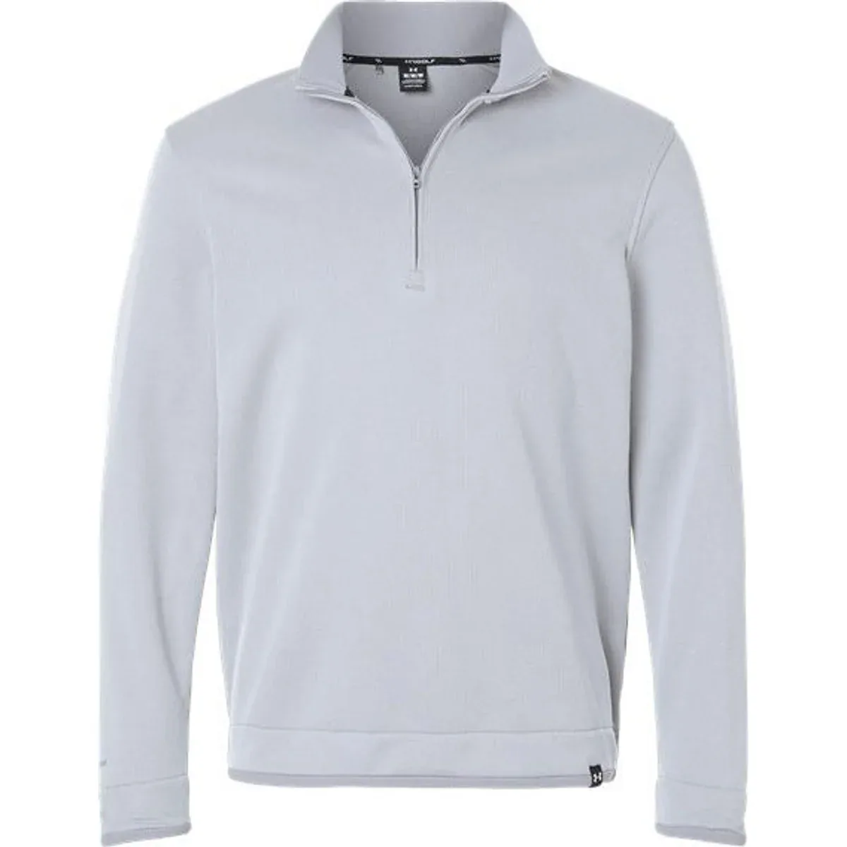 Close-up of the quarter-zip front design