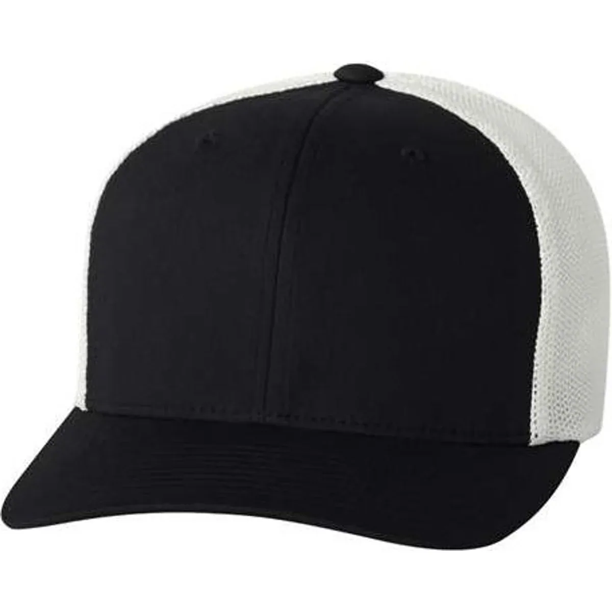 Close-up of the cap's mid-profile fit