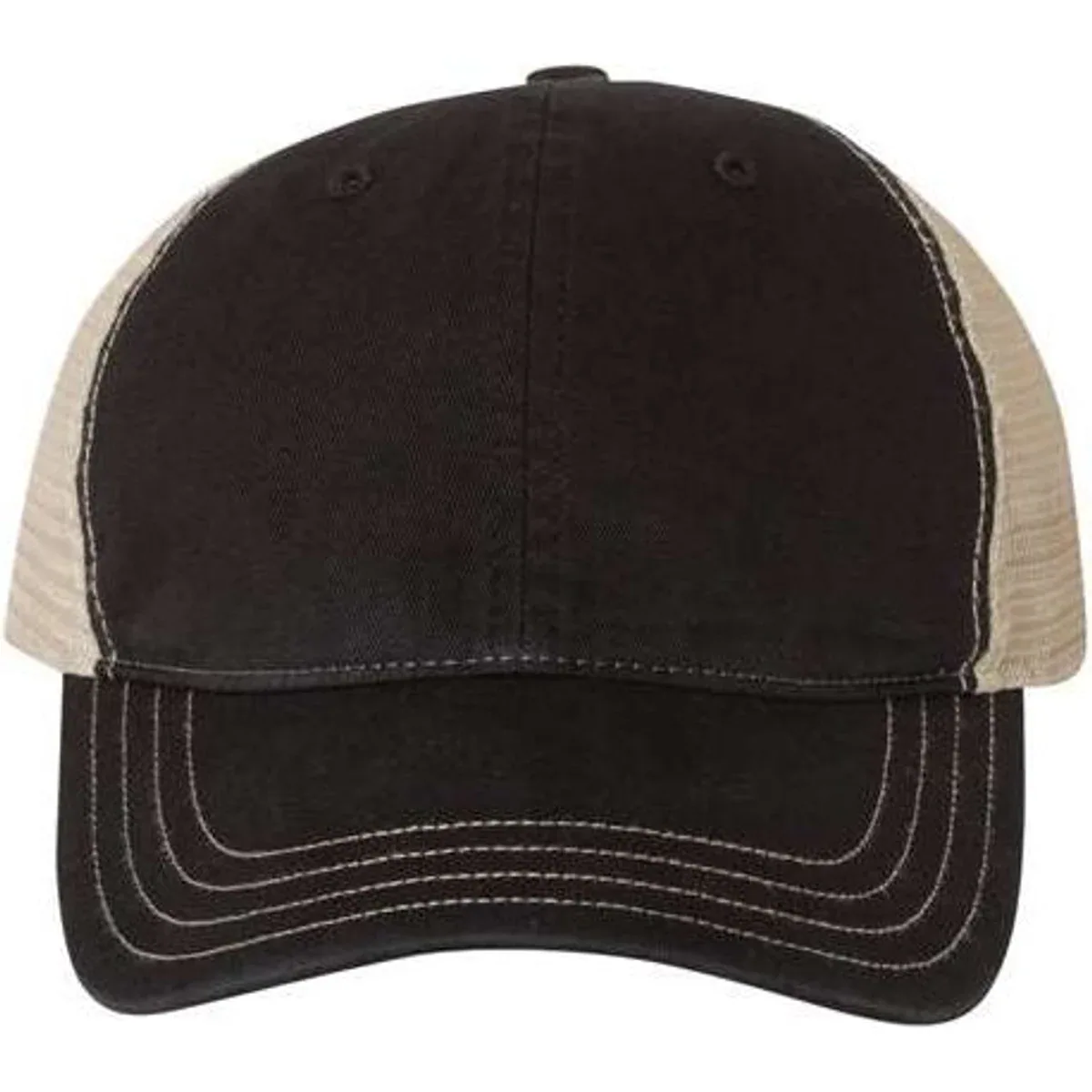 Back view highlighting the unstructured design